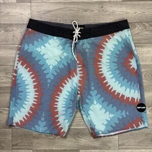 Rip Curl Swim Trunks Board Shorts Surfing Multicolor Pattern sz 36